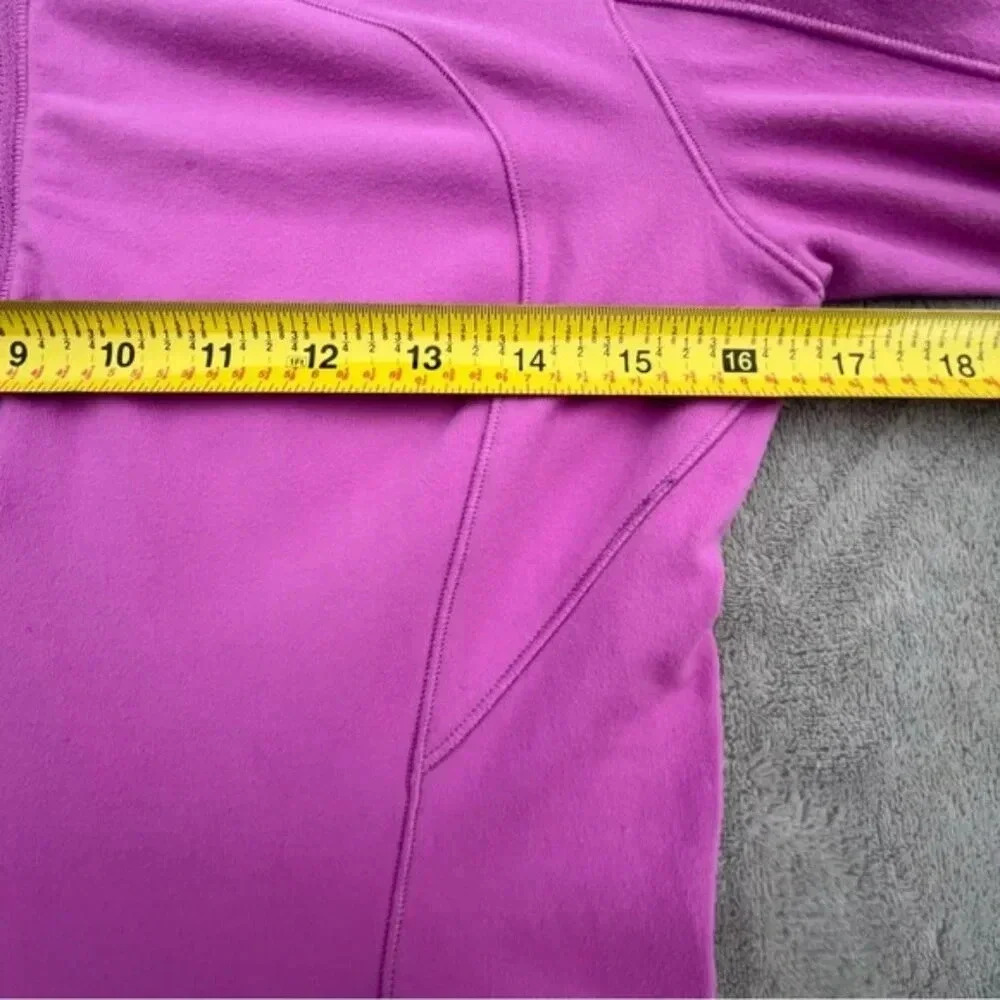 Lululemon Run Briskly 1/2 Zip Athletic Activewear Magenta Glow Jacket - Picture 13 of 16